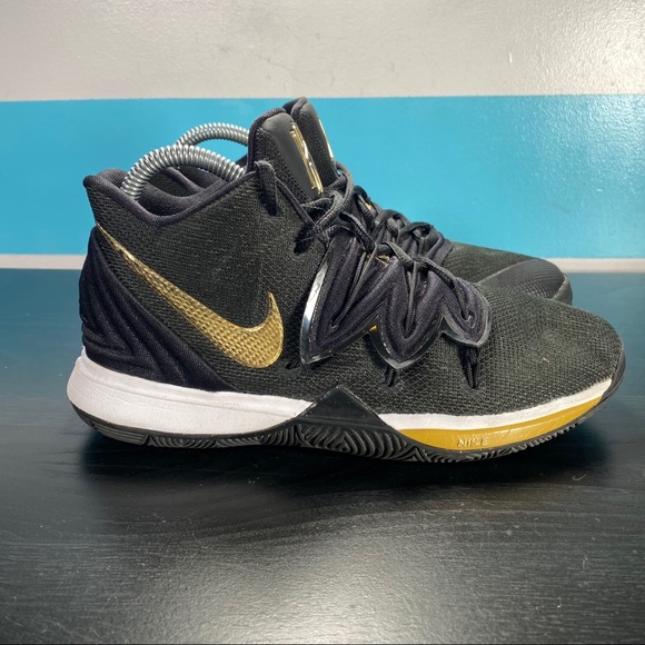 kyrie 5 black gold